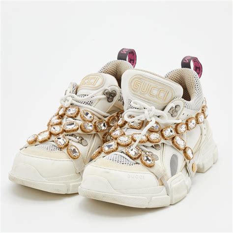 flashtrek gucci sale|gucci flashtrek with crystals white.